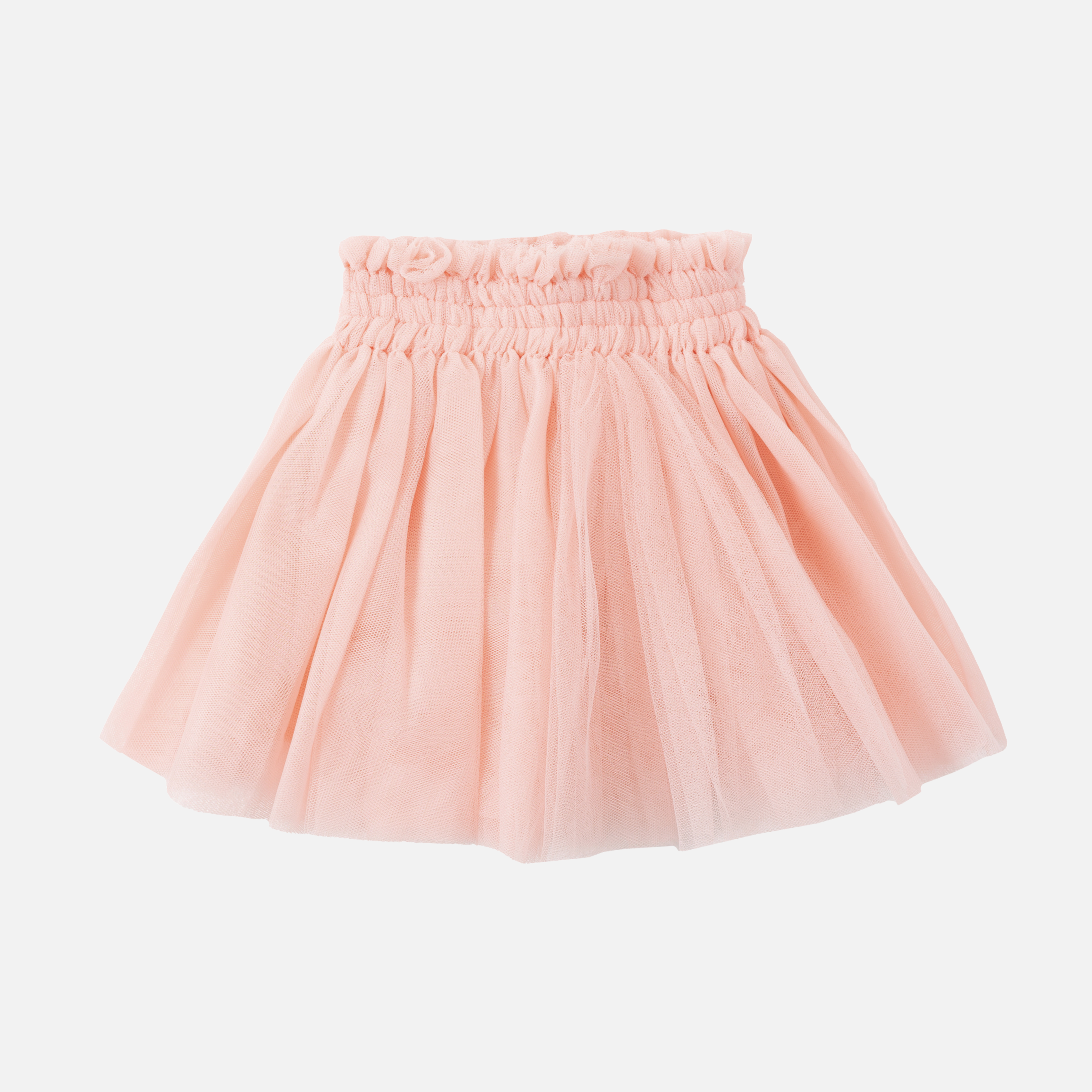 Peach Dust Tulle Tutu Skirt for Girls - Elegant Ballet Dance Skirt for Toddler Princess Costume, Birthday Party & Photo Shoot