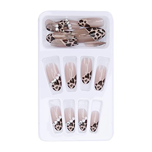 24pcs Stylish Full Cover Fake Nails - Eco-Friendly Artificial Nails for DIY Nail Art at Home & Professional Salon Use | Perfect for Parties, Weddings & Everyday Glam