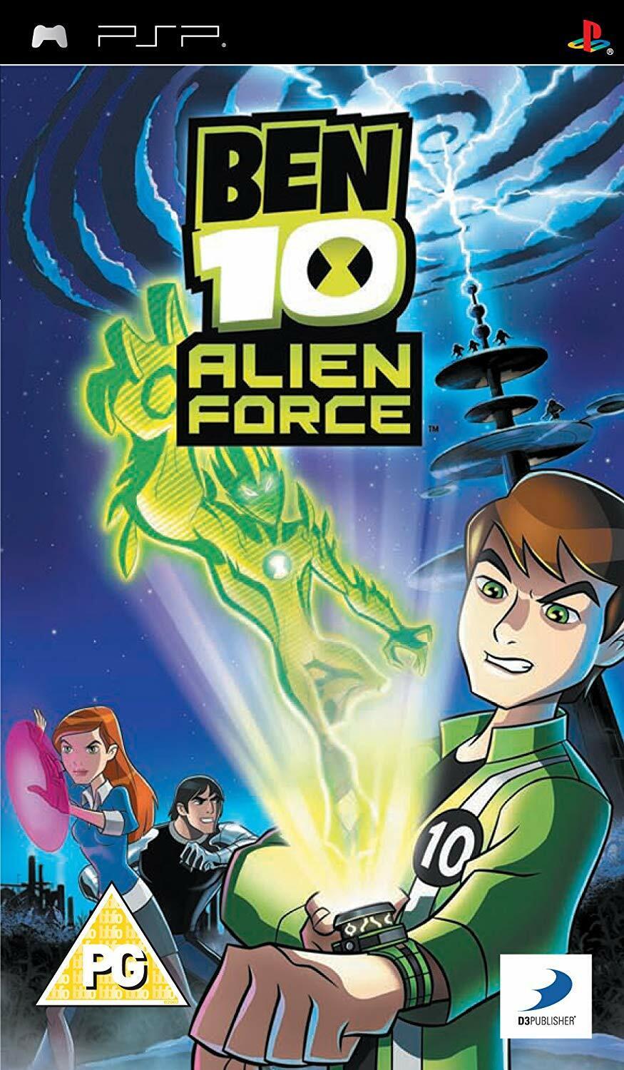 Ben 10: Alien Force PSP Game - Action Adventure for Playstation Portable - Perfect for Kids & Teens - Play at Home or On The Go