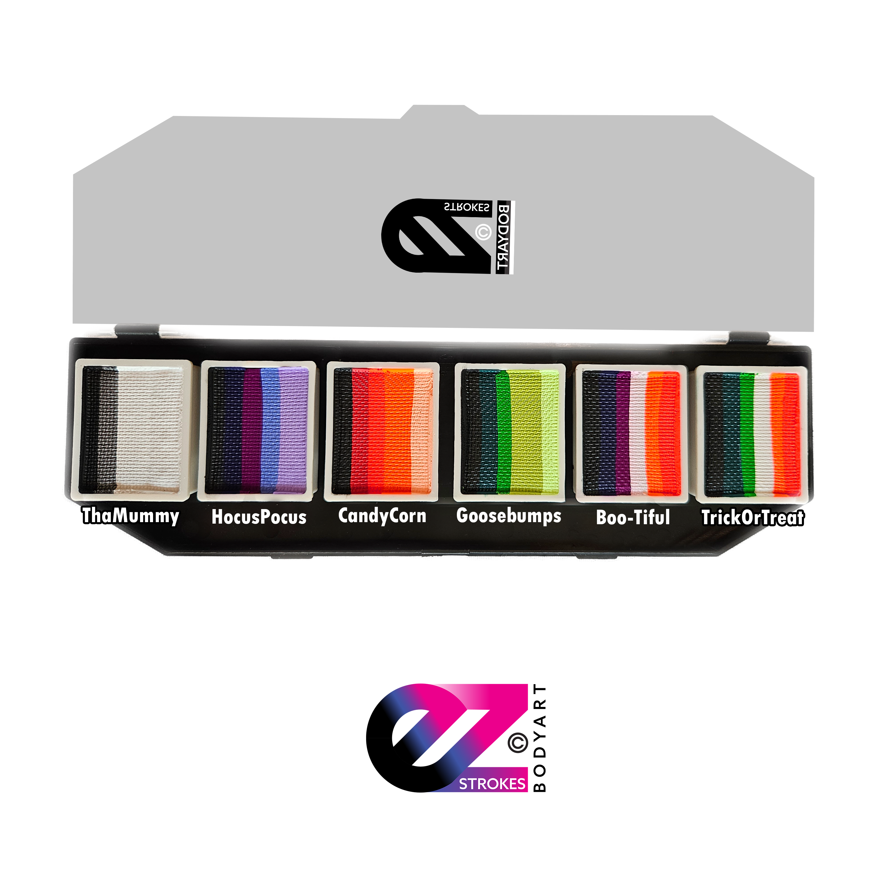 EZStrokes by Susy Amaro Spooktacular Halloween Makeup Palette - Professional Face Paint Kit for Costume Parties, Cosplay & Special Effects