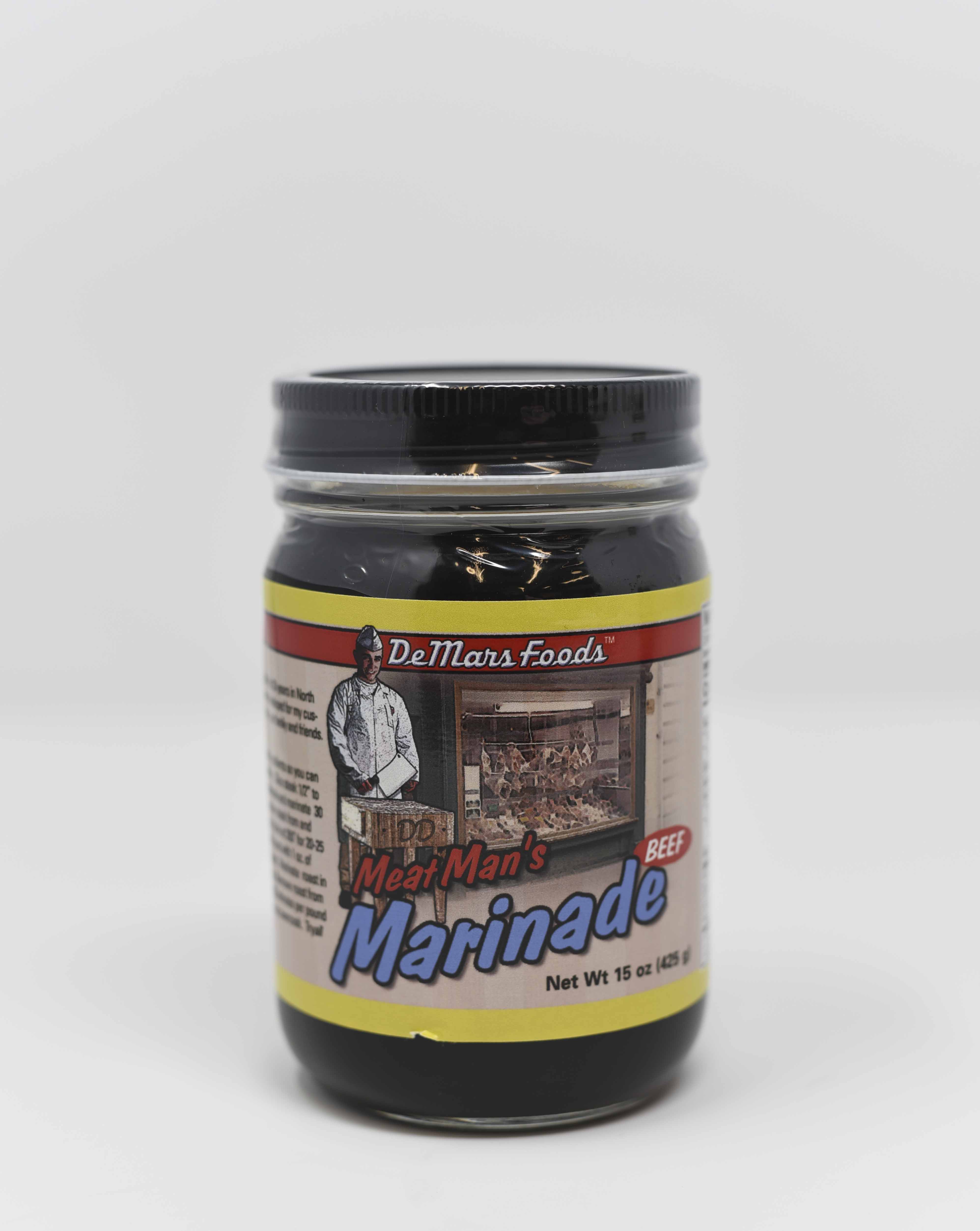 Premium Beef Marinade for Grilling & BBQ - Tenderize & Flavor Steaks, Ribs & More - MeatMan's All-Natural Seasoning for Juicy, Delicious Results - Perfect for Backyard Cookouts, Family Dinners & Outdoor Camping