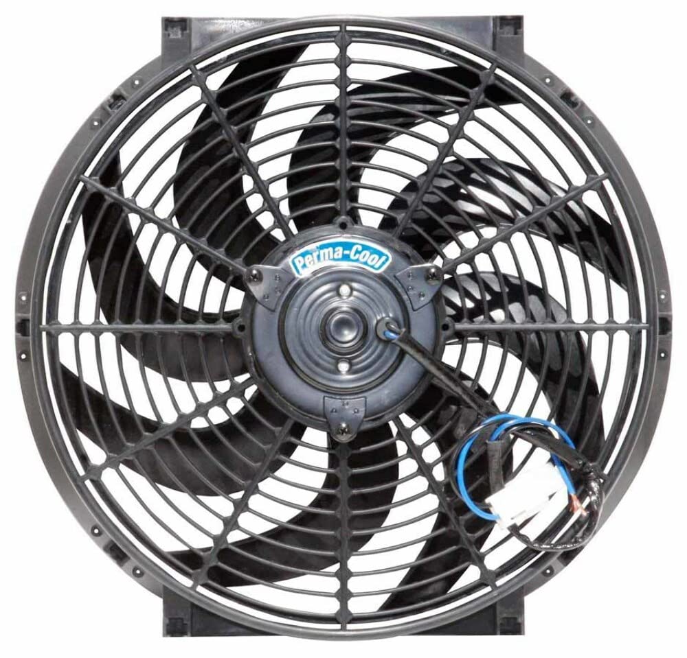 Perma-Cool 18124 14-Inch Electric Cooling Fan Blade - High Performance Cooling for Cars, Trucks & Radiators