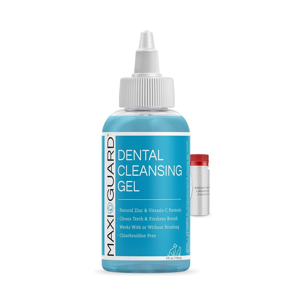 MAXI/GUARD Oral Cleansing Gel for Dogs & Cats - Dental Care Solution for Pet Teeth Cleaning & Fresh Breath | Use for Daily Oral Hygiene & Vet-Recommended Dental Care
