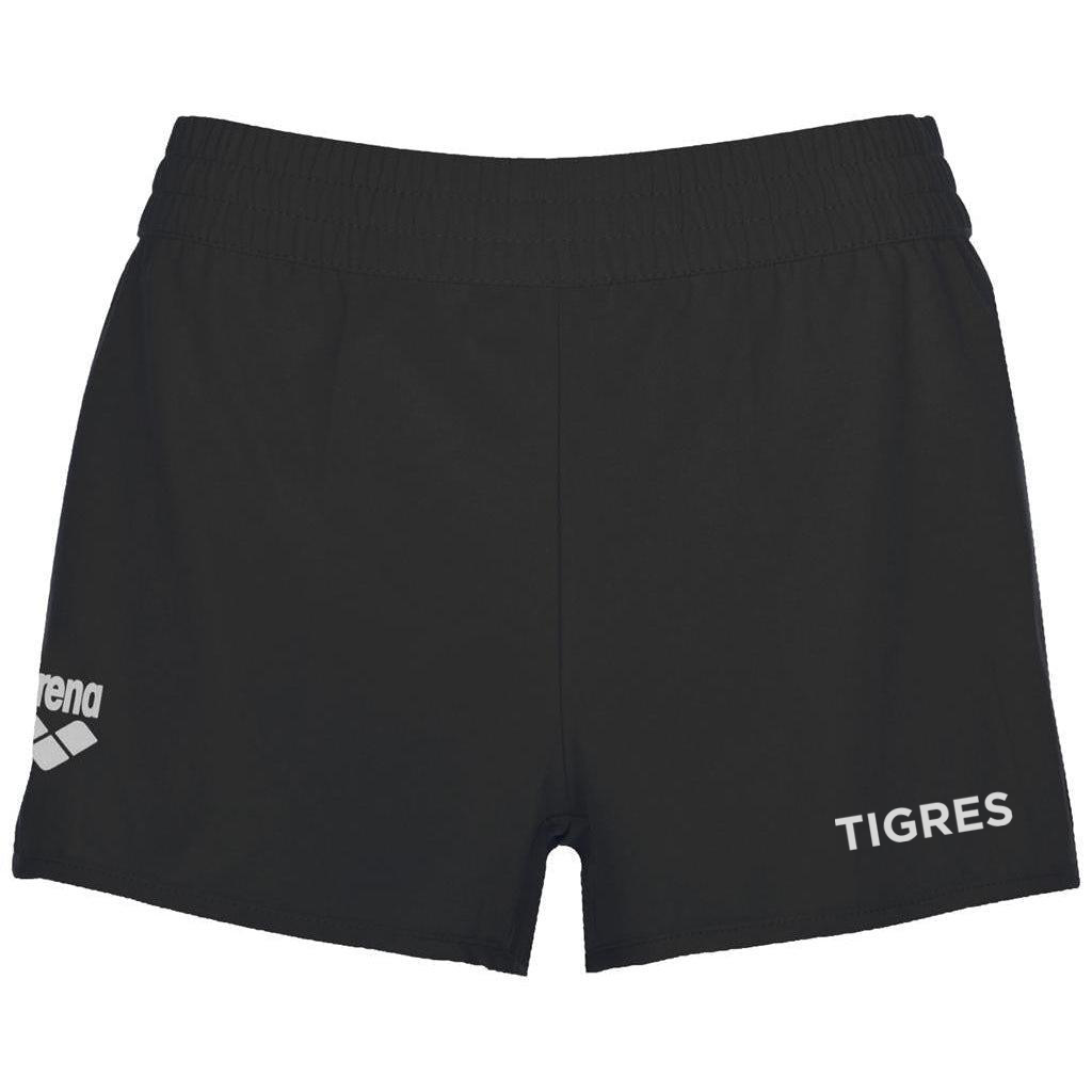 DIS Arena Women's Team Line Shorts with Logo - Breathable Athletic Shorts for Volleyball, Basketball & Soccer - Perfect for Training & Games