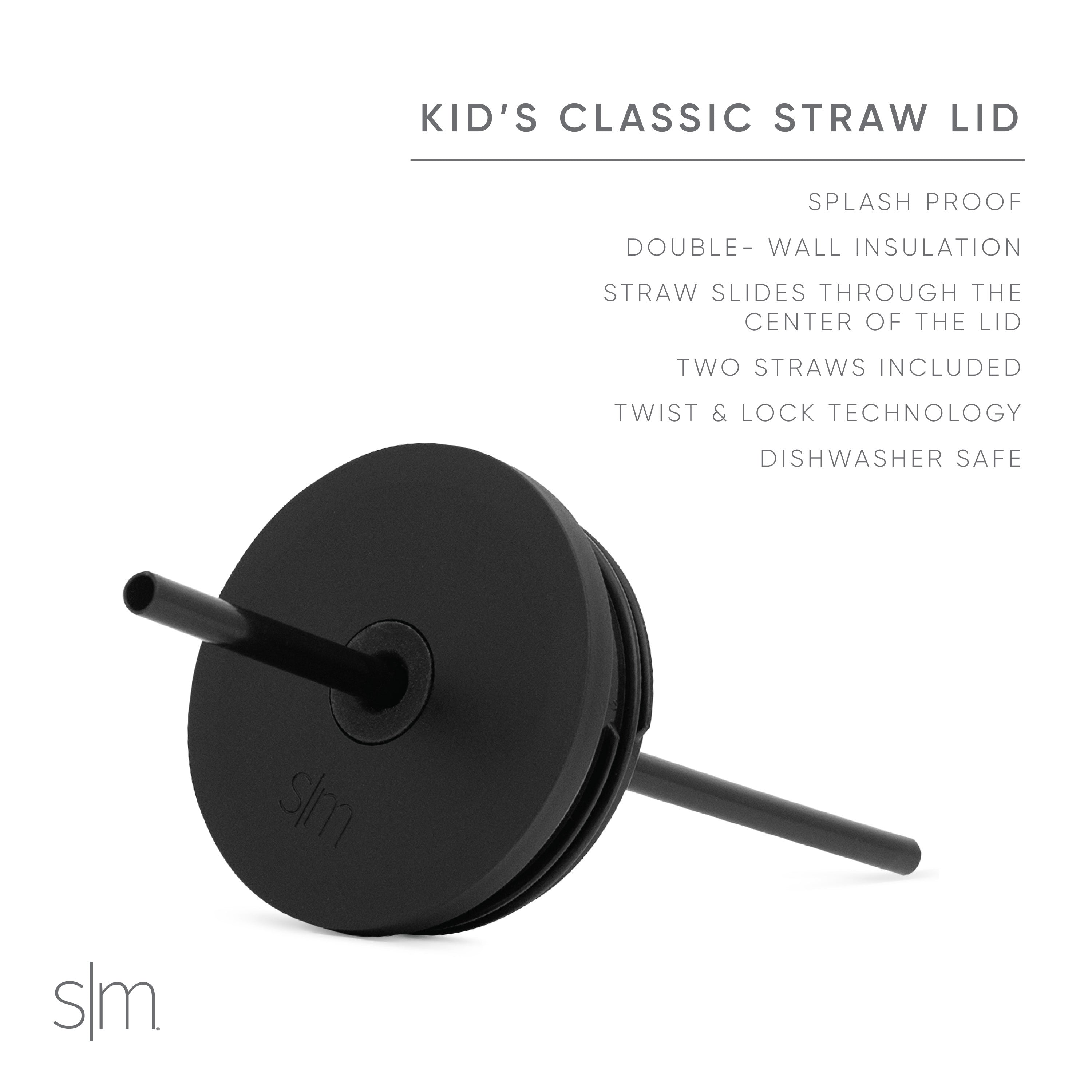 Kids Classic Tumbler with Lid & Silicone Straw - BPA-Free Leakproof Water Bottle for School, Travel & Outdoor Activities
