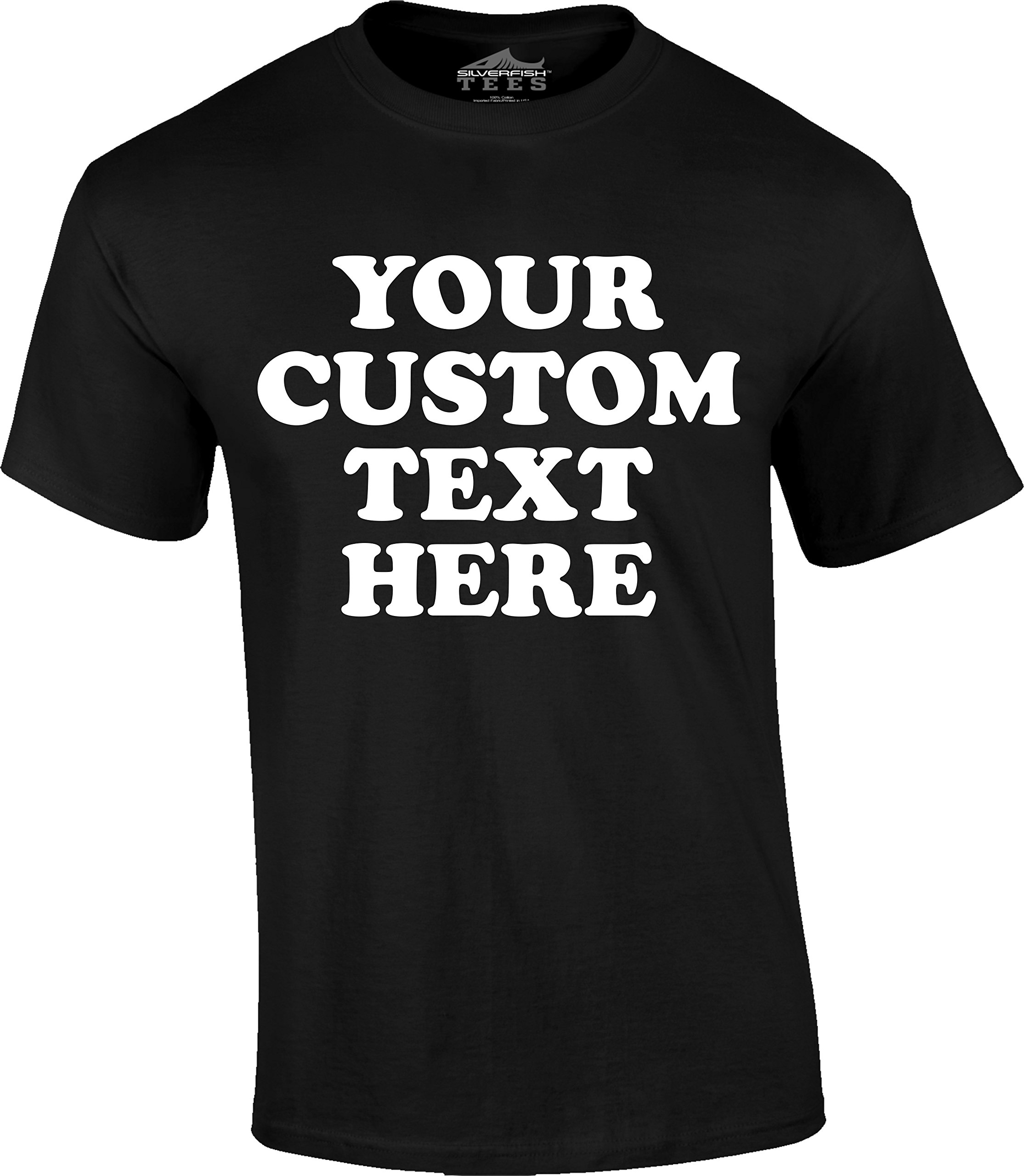 Custom Text T-Shirt for Kids & Teens | Personalized Youth T-Shirts | Short-Sleeve Unisex Cotton Tees | Great for Birthdays, School Events & Family Matching Outfits
