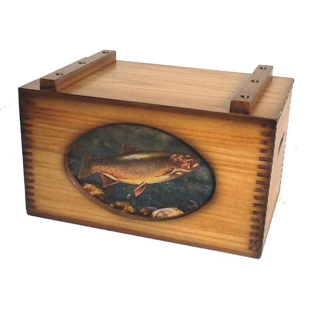 Premium Waterproof Trout Fishing Storage Box - Durable Tackle Organizer for Freshwater & Saltwater Fishing - Perfect for Boat, Kayak, and Shoreline Anglers
