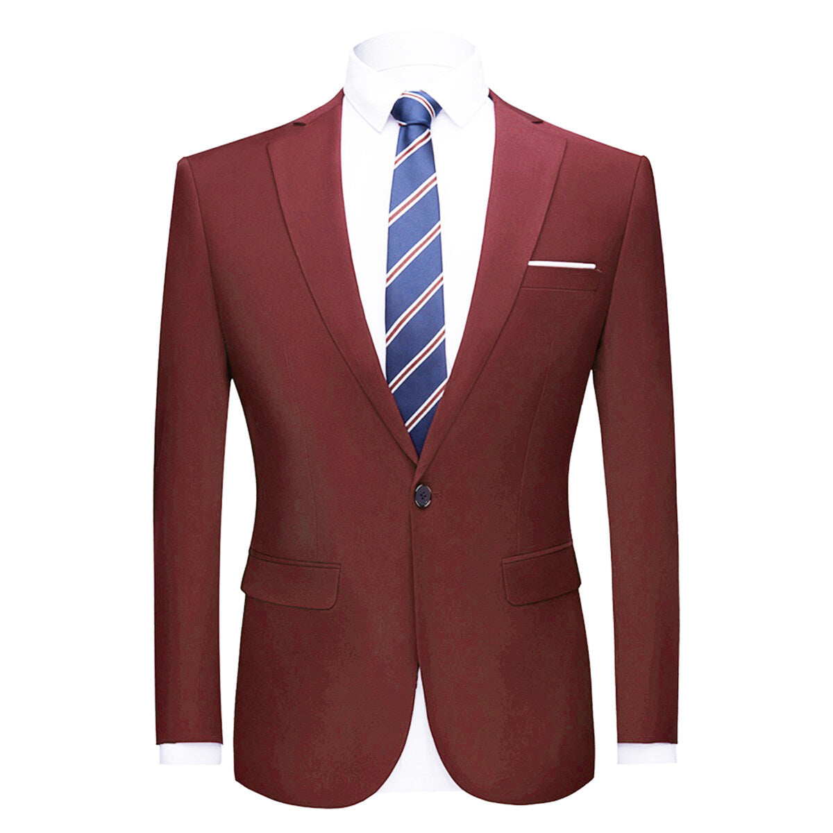 Stylish Maroon Single Button Casual Blazer for Women | Office Wear, Business Meetings & Date Night Outfits