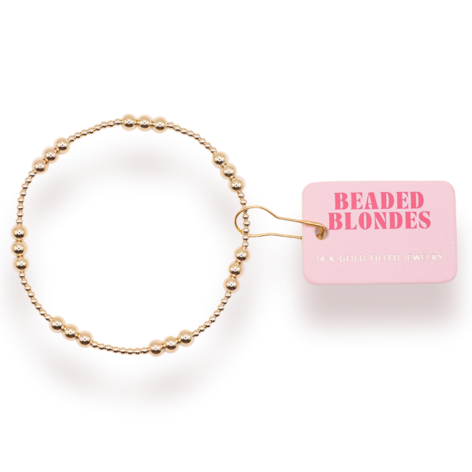 ILY Gold Bracelet for Kids - Adjustable & Hypoallergenic Jewelry for Girls & Boys | Perfect for Birthdays, Parties & Special Occasions