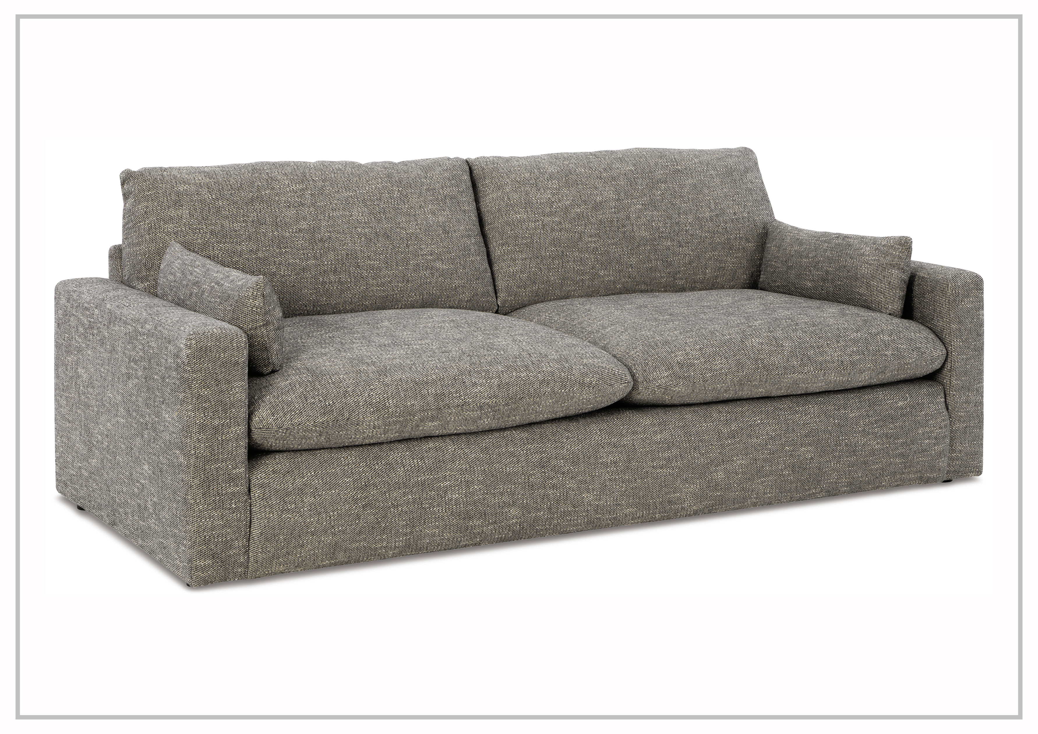 Gio Italia Dreamy Gray Sofa - Modern Luxury Living Room Furniture for Home & Office Comfort