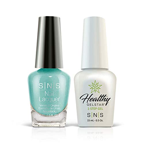 SNS Nails Duo Set - Nail Polish & UV Gel Kit #SC12 for Professional & At-Home Manicures, Pedicures, and Nail Art Designs