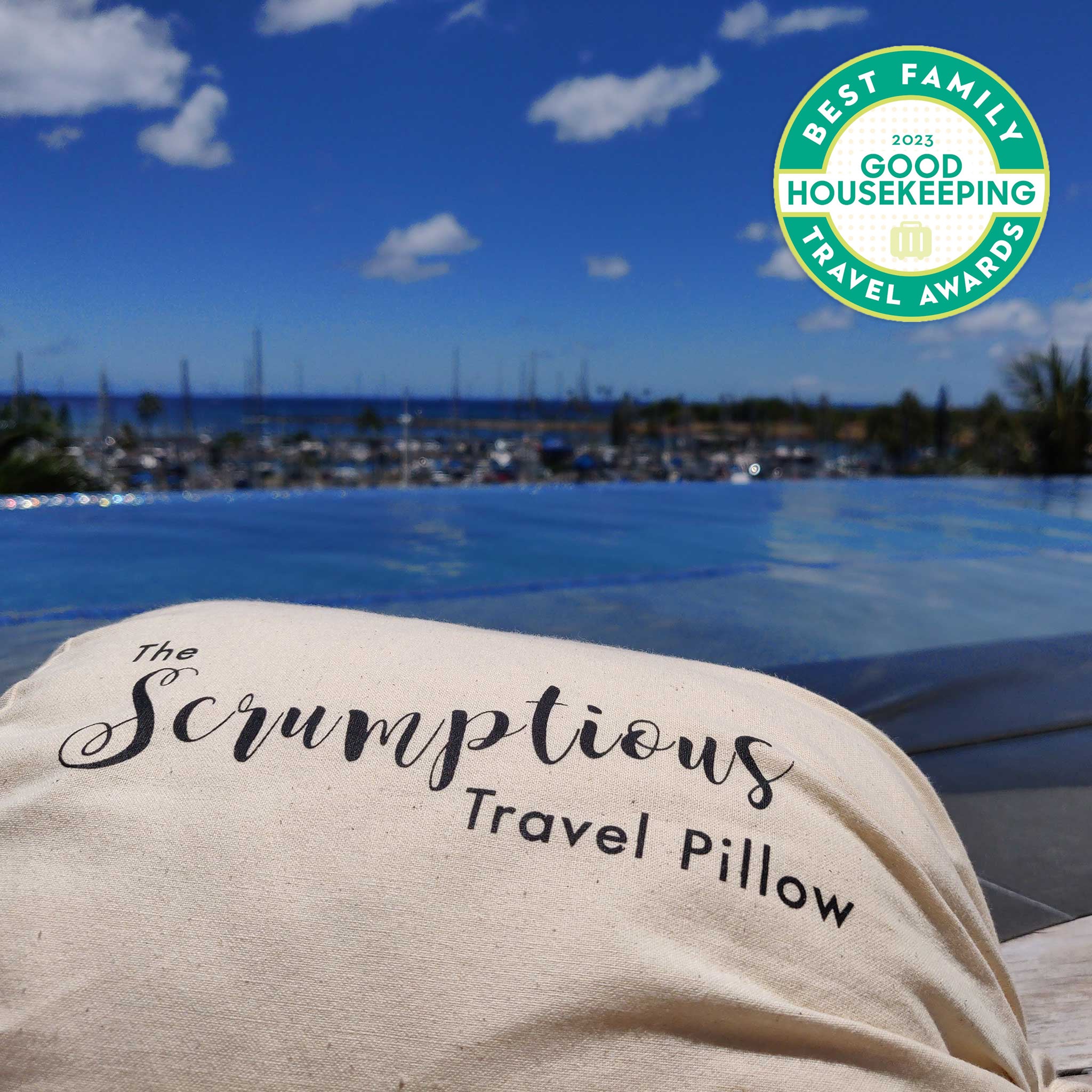 Ultra Soft Memory Foam Travel Pillow for Neck Support - Comfortable & Portable for Airplane, Car, Office & Home Use