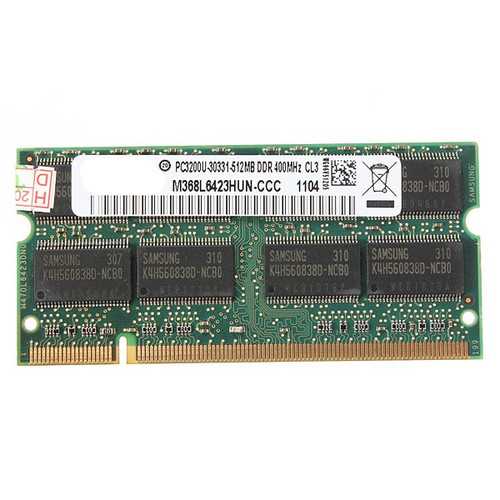 512MB DDR 400 PC3200 SODIMM Laptop Memory RAM - 200 Pin Notebook Upgrade Kit for Enhanced Performance | Ideal for Gaming, Multitasking & Business Laptops