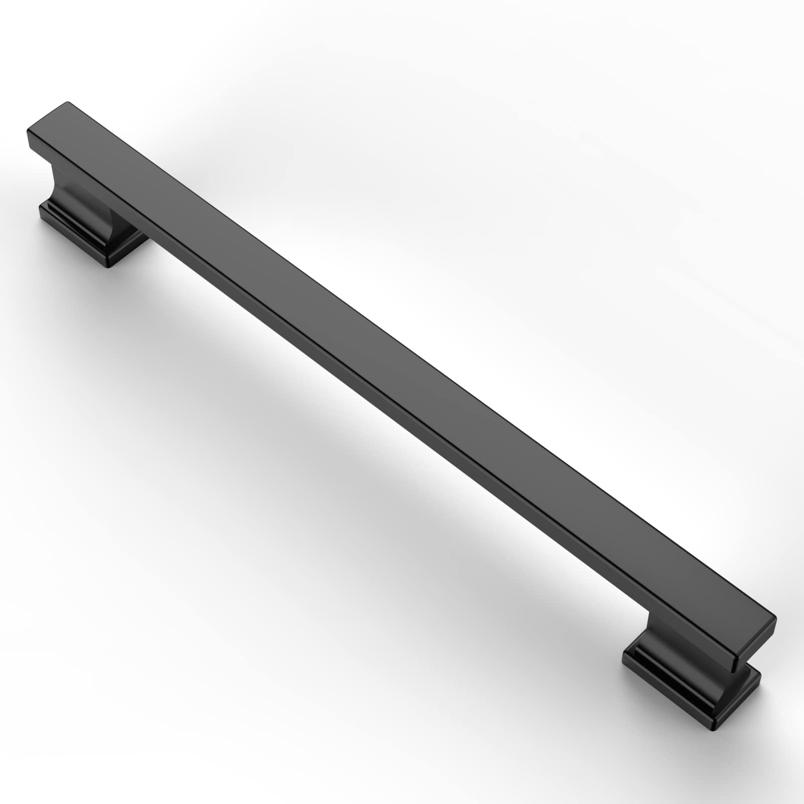Asidrama 20 Pack 7 Inch (177mm) Matte Black Kitchen Cabinet Handles - Modern Drawer Pulls & Cupboard Handles for Kitchen, Bathroom, Dresser & Furniture Hardware (Easy Installation, Durable) - Perfect for Home Renovation & DIY Projects