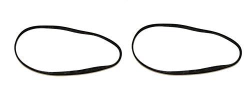 Dirt Devil Room Mate Vacuum Cleaner Style 7 Replacement Flat Belts 2-Pack (Part #1400615600) - Compatible with Various Dirt Devil Models for Easy Home Cleaning