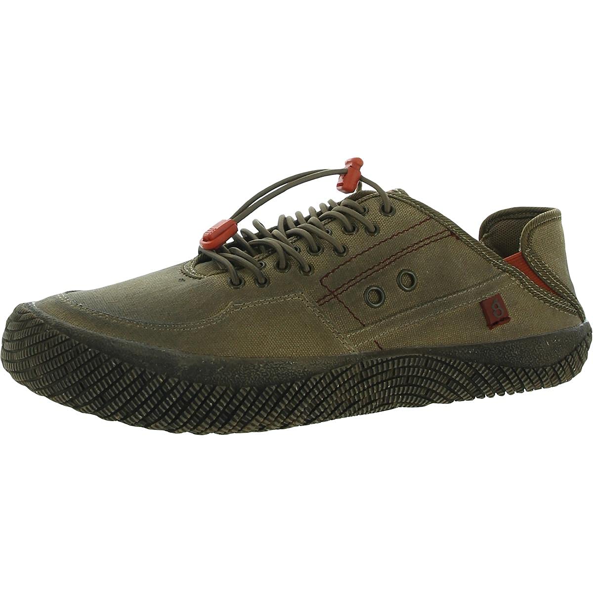 Eco-Friendly Recycled Canvas Men's Low-Top Casual Sneakers - Comfortable Walking Shoes with Non-Slip Wedged Rubber Outsole & Round Toe | Perfect for Daily Wear, Gym, Travel & Outdoor Activities