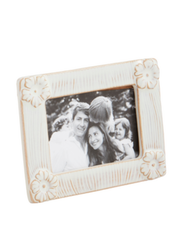 Handcrafted Stoneware Flower Frame - Elegant Home Decor for Wall Display | Perfect for Living Room, Bedroom & Wedding Gifts