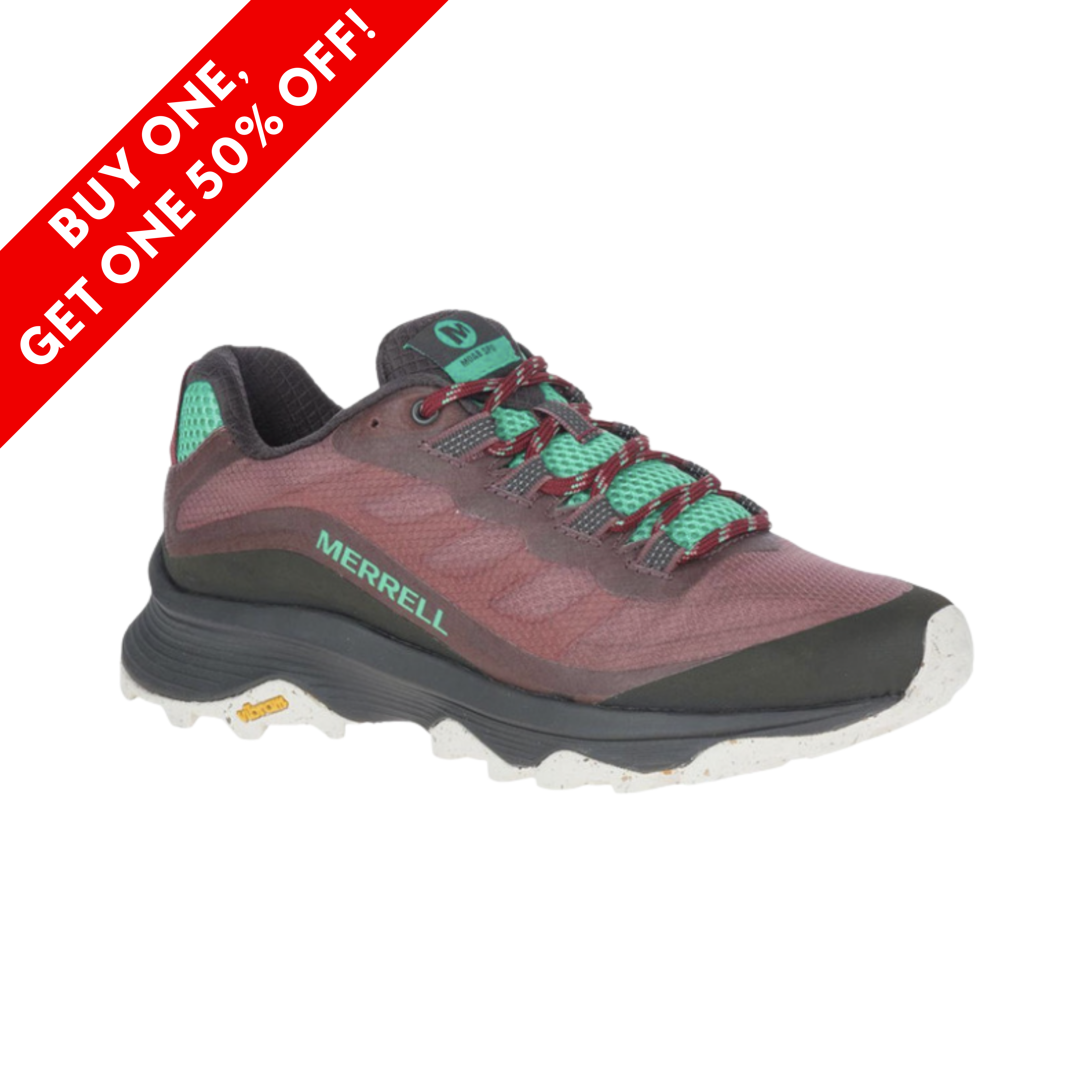 Women's Hiking Shoes - Merrell Moab Speed Burlwood (Regular Width) for Trail Running, Walking & Outdoor Adventures