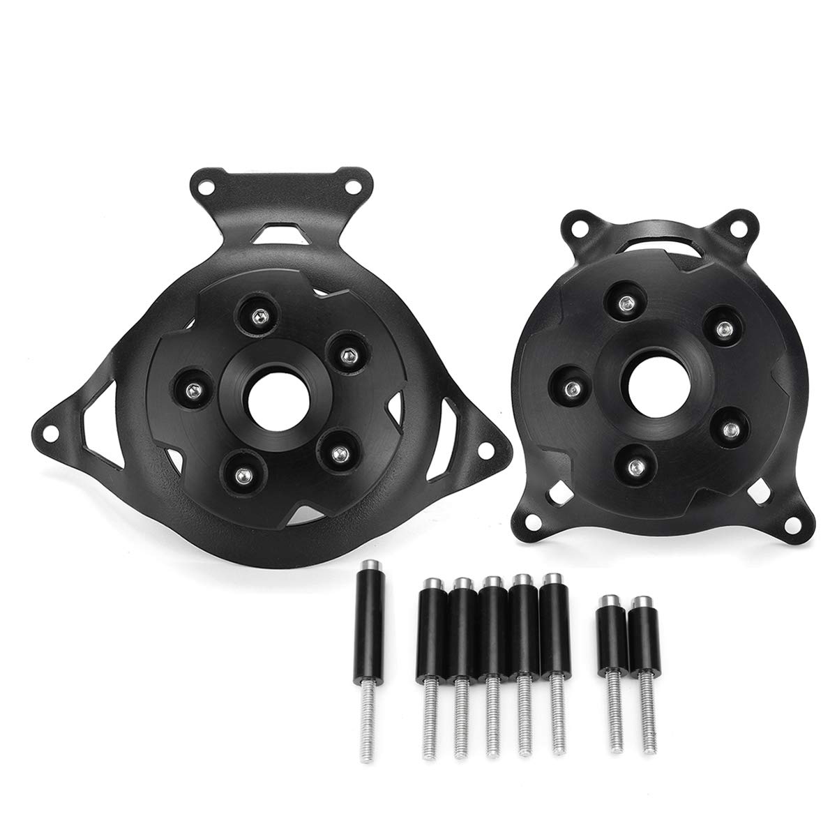 High-Quality Motorcycle Engine Stator Cover Guard & Side Shield for Kawasaki Z750 Z800 (2013-2017) - Durable Protection for Off-Road & Street Riding - Perfect for Adventure & Commuting