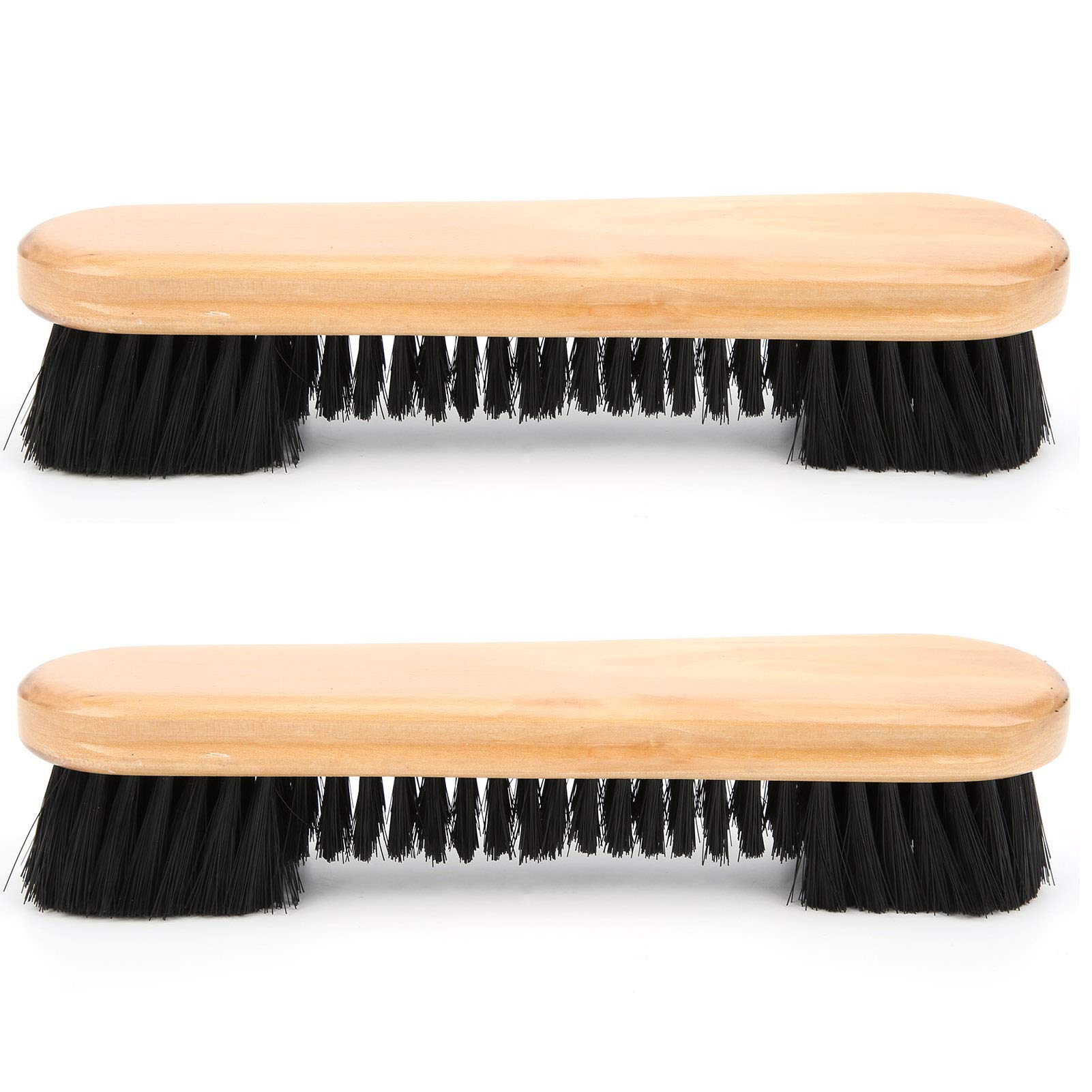 2-Piece Pool Table Brush Cleaner Kit with Wood Handle - Billiards Table Rail Brush Set for Professional Cleaning | Perfect for Home Game Rooms, Bars, and Pool Halls | AlvinliteHome Accessories