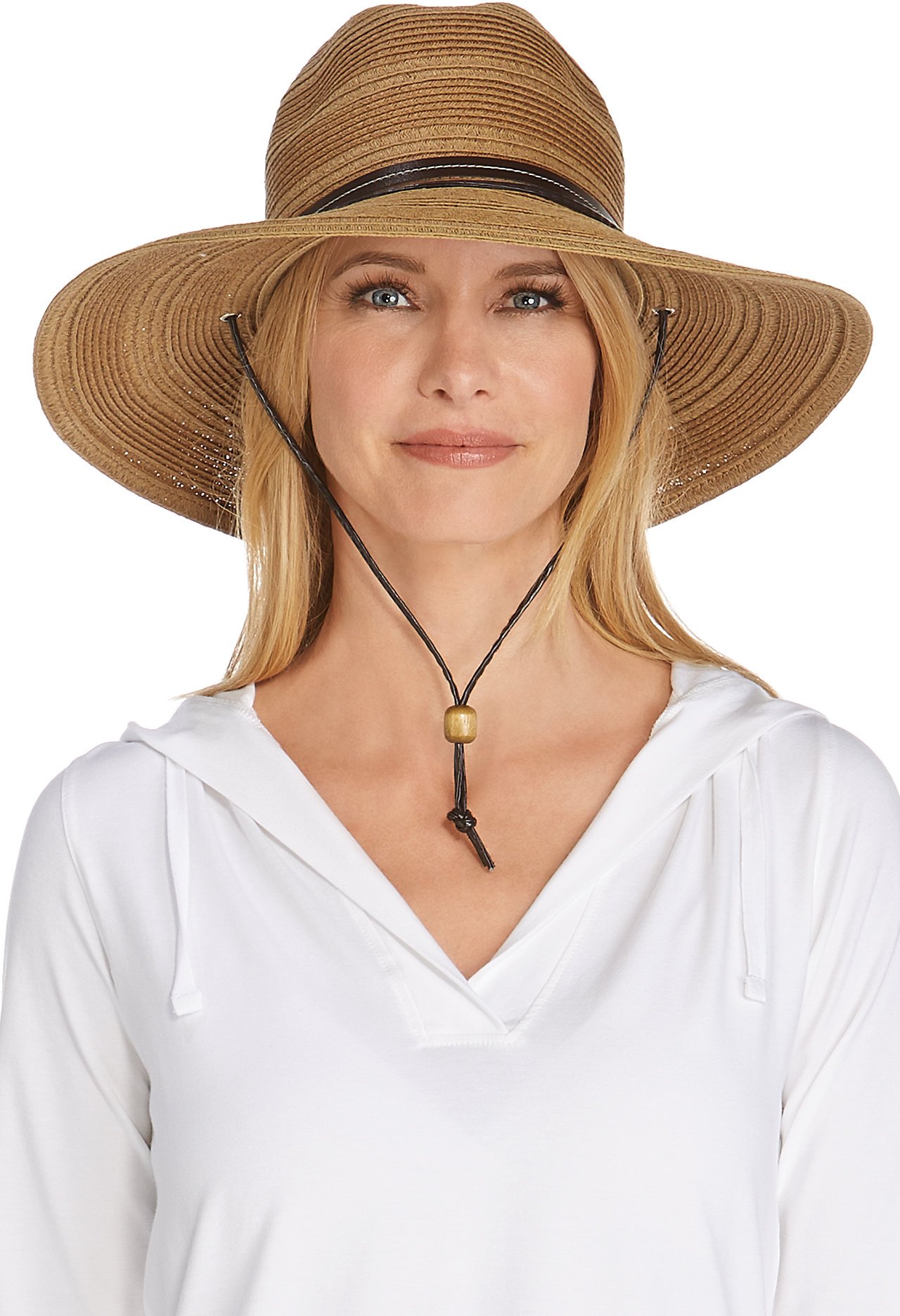 Coolibar UPF 50+ Women's Sun Hat - Wide Brim UV Protection for Outdoor Activities, Beach, Hiking & Travel