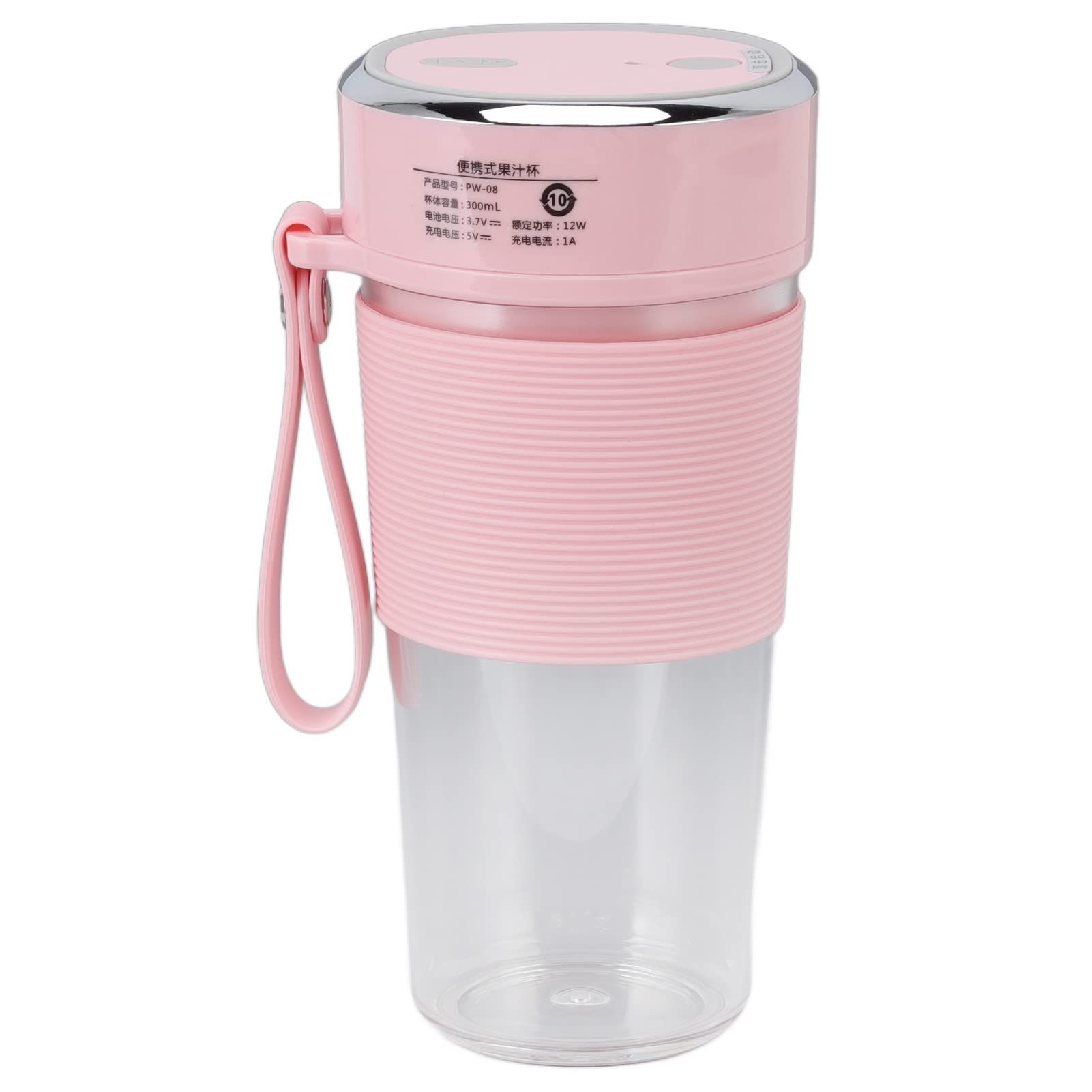 Portable Mini Blender with USB Charging - 300W Personal Smoothie Maker with Stainless Steel Blades & Food Grade Material - Perfect for Kitchen, Travel, Camping & Outdoor Smoothies