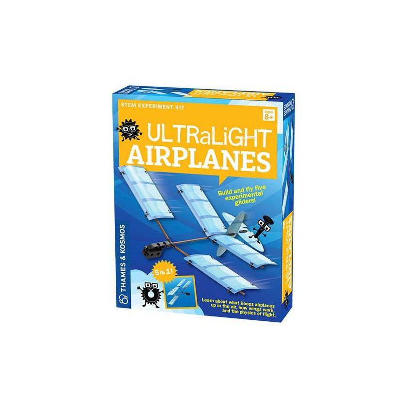 Geek & Co. Science: Ultralight Airplanes for Adults & Kids - DIY Model Aircraft Kits for STEM Learning, Outdoor Flying & Science Experiments