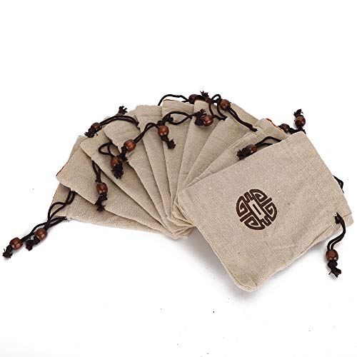 10-Piece Dustproof Jewelry Storage Bags - Drawstring Pouch for Bracelets, Rings, Necklaces & Cosmetics - Travel Organizer for Toiletries, Lipstick & Accessories - Perfect for Travel, Home Storage & Gifts