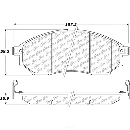High-Performance Disc Brake Pad Set - 106.08881 - Perfect for Sedans, SUVs & Trucks - Durable & Quiet Braking Solution for Daily Commute & Highway Driving