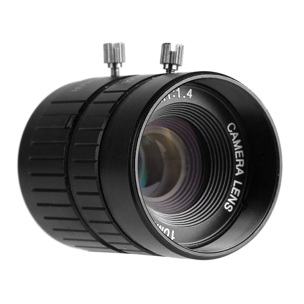 10MP C Mount Telephoto Zoom Lens with Manual Aperture & Iris - CCTV Security Camera Lens for DSLR & Mirrorless Cameras - Perfect for Surveillance, Photography & Videography