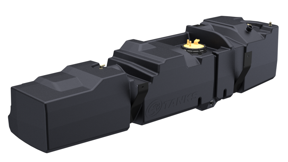 99-07 Ford F250/F350 Crew Cab 7.3L/6.0L Diesel 60 Gallon Replacement Fuel Tank by S&B - Heavy Duty Upgrade for Long Distance Towing & Off-Road Adventures