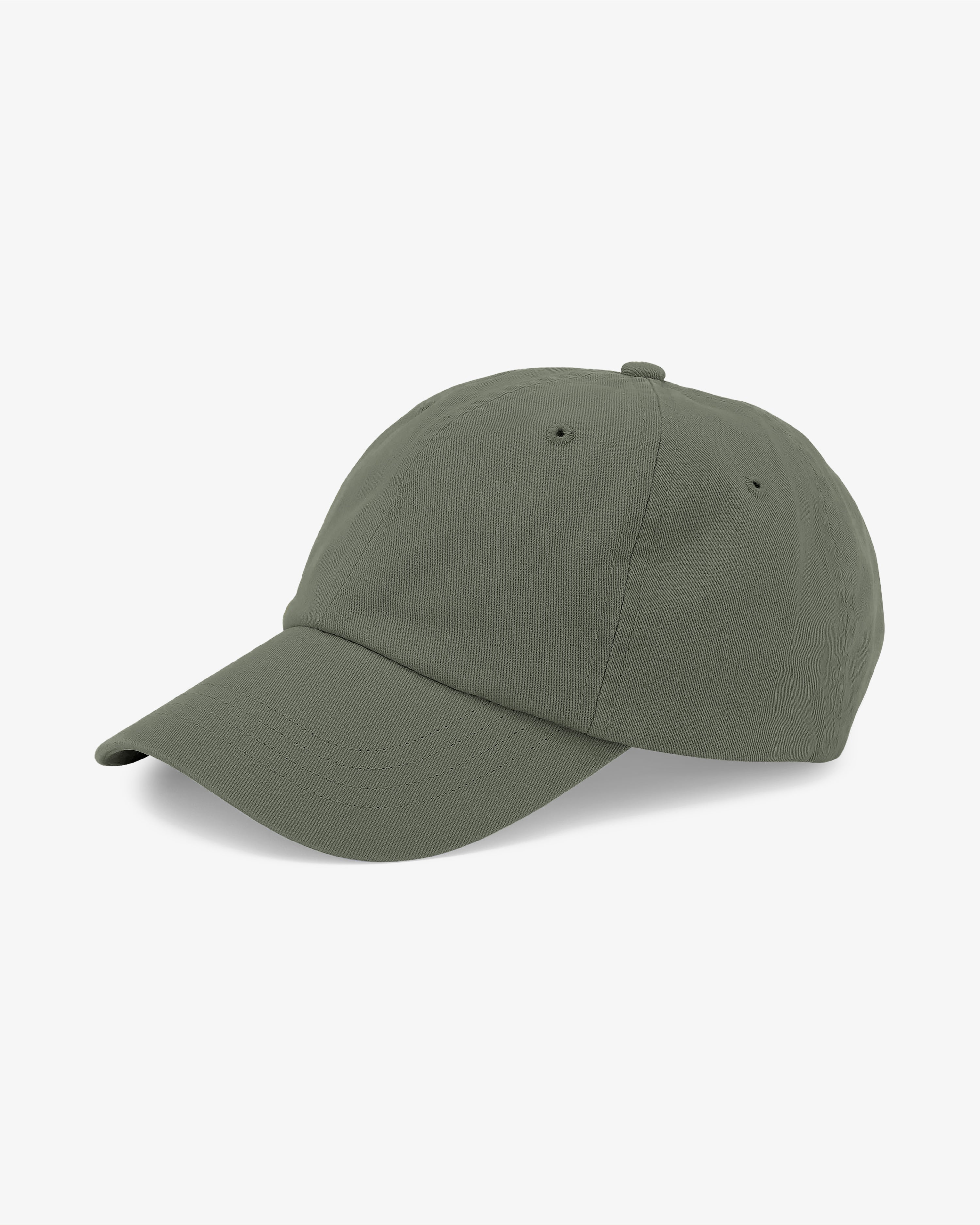 Organic Cotton Baseball Cap for Men & Women - Soft & Breathable Dusty Olive Adjustable Hat for Outdoor Activities, Hiking, and Casual Wear