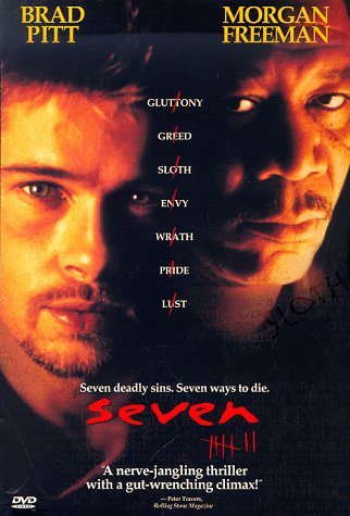 Seven (Widescreen) - Award-Winning Crime Thriller Movie DVD | Brad Pitt & Morgan Freeman | Perfect for Movie Nights & Film Collections