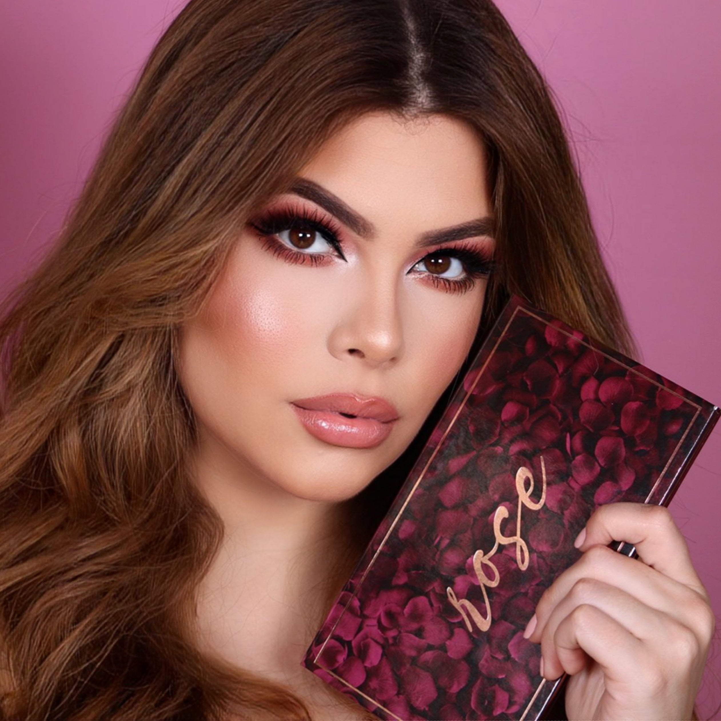 Rosé Eyeshadow Palette - 18 Shades Matte & Shimmer, Vegan & Cruelty-Free Makeup for Everyday & Party Looks | Perfect for Bridal, Prom & Date Night
