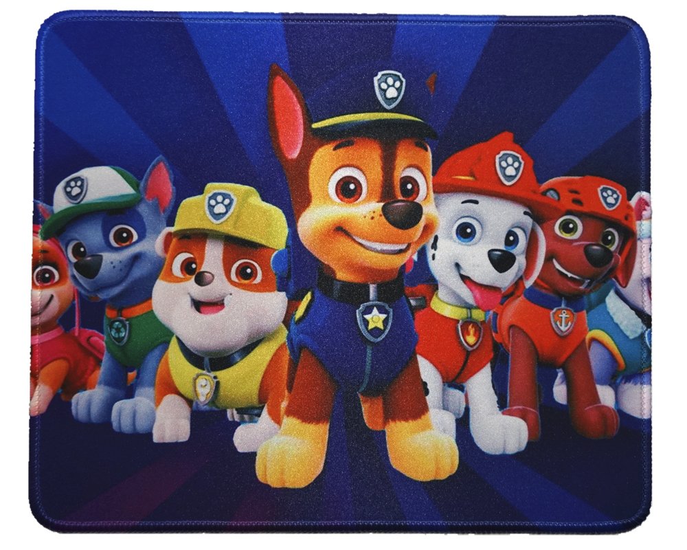 12x10 Inch HD Paw Print Dog Mouse Pad - Non-Slip Rubber Office Desk Mat for Computer & Laptop - Cute Pet Themed Gaming & Work Accessory for Dog Lovers