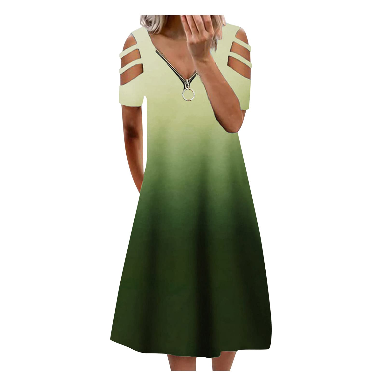 Sexy Women's Long Slit Maxi Dress - V Neck Sleeveless Spaghetti Strap Party Gown for Evening, Club & Special Occasions