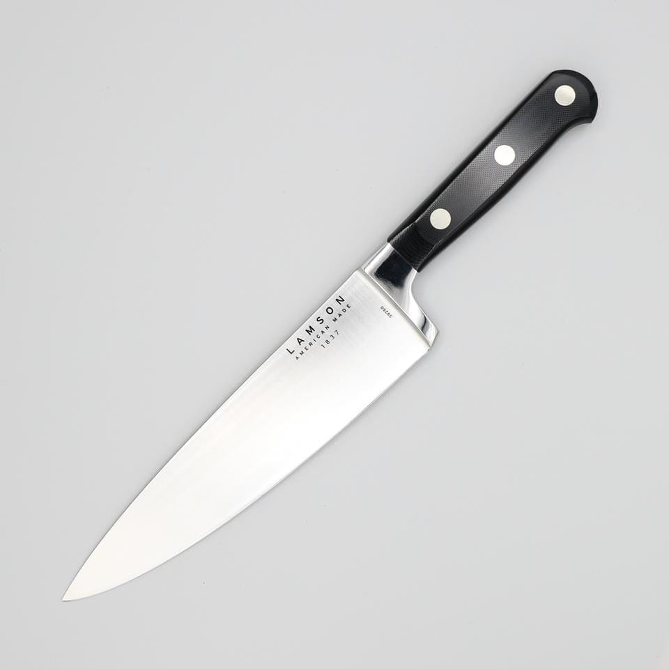 Lamson Midnight 8-Inch Chef's Knife - Professional Kitchen Knife for Cooking, Chopping & Slicing - Perfect for Home Chefs & Culinary Enthusiasts