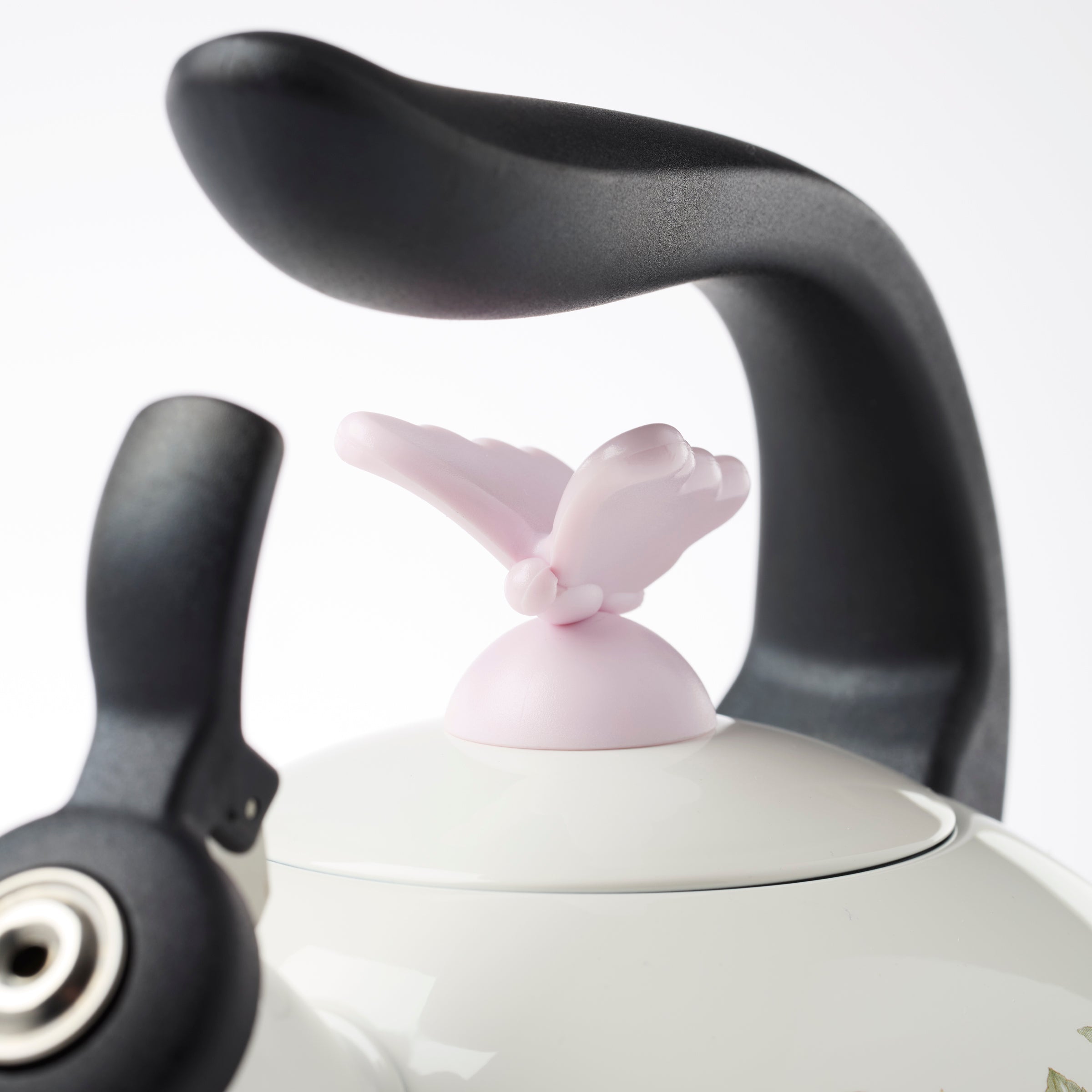 Butterfly Meadow Tea Kettle - Elegant Floral Stovetop Teapot for Loose Leaf & Herbal Tea - Perfect for Afternoon Tea, Kitchen Decor & Gift Giving