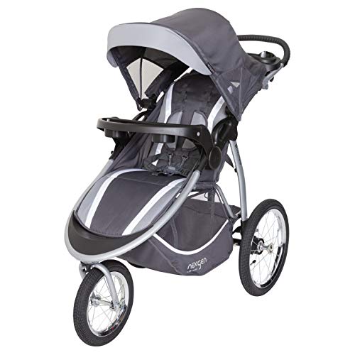 NexGen Chaser Jogger Stroller - Lightweight All-Terrain Baby Jogging Stroller in Hush Grey | Perfect for Running, Walking & Outdoor Adventures with Your Baby