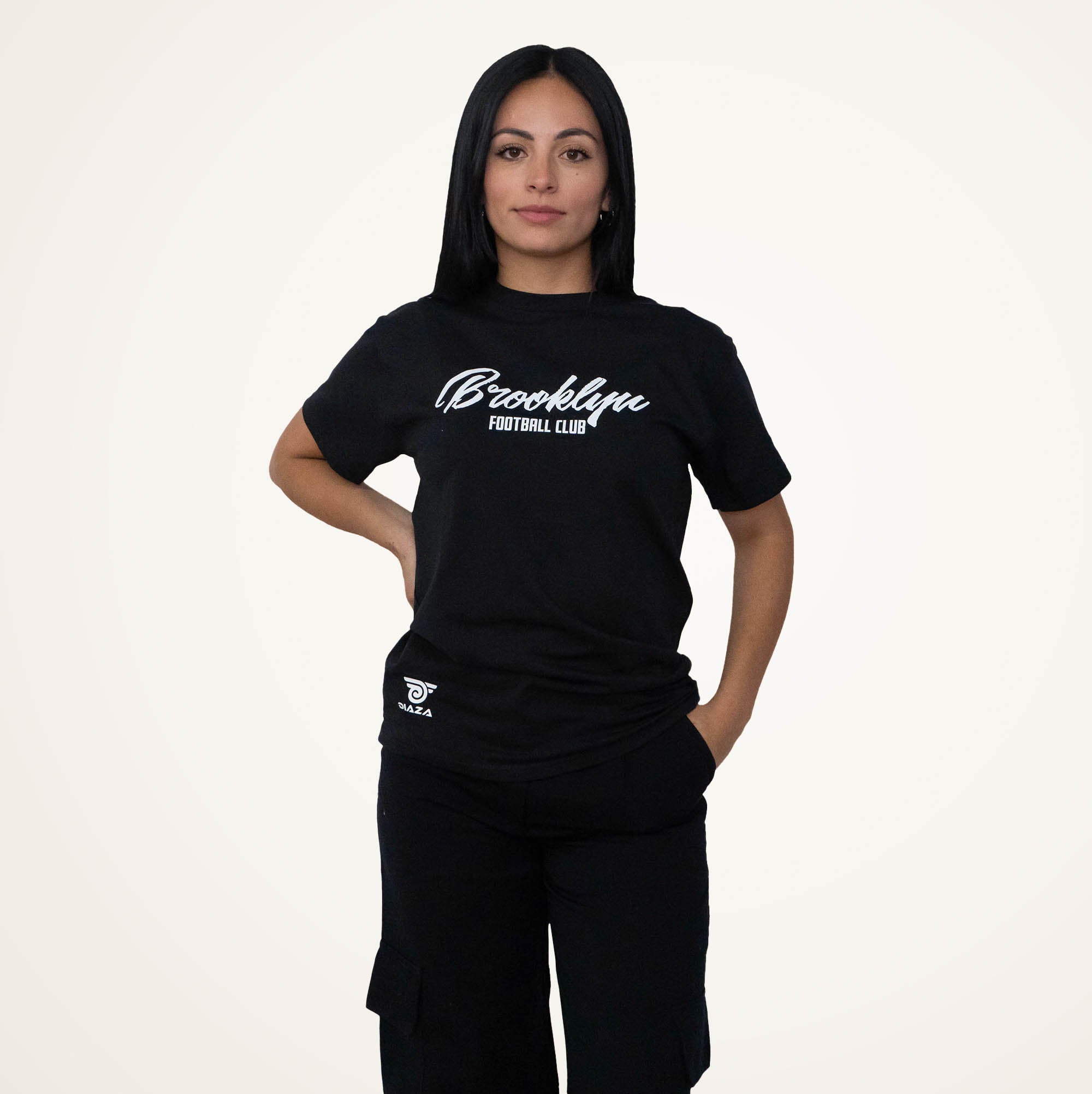 Brooklyn FC Women's Classic Black T-Shirt - Comfortable Soccer Jersey for Fans, Training & Casual Wear