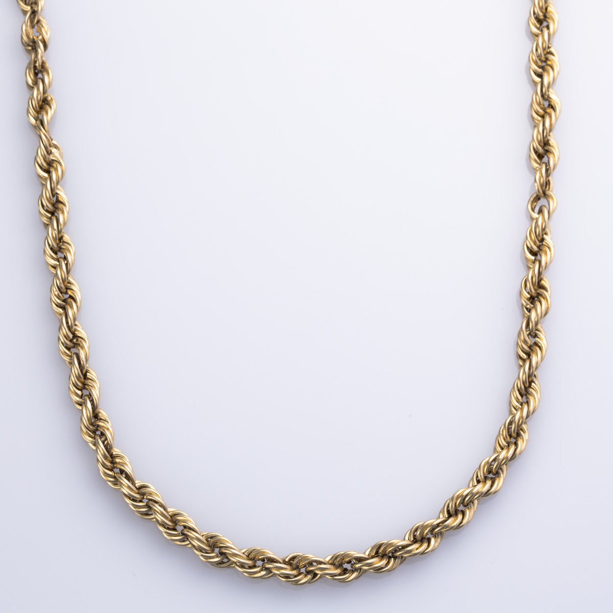10K Yellow Gold Rope Chain Necklace 30 Inches - Durable & Stylish Jewelry for Men & Women - Perfect for Everyday Wear, Gifts & Special Occasions
