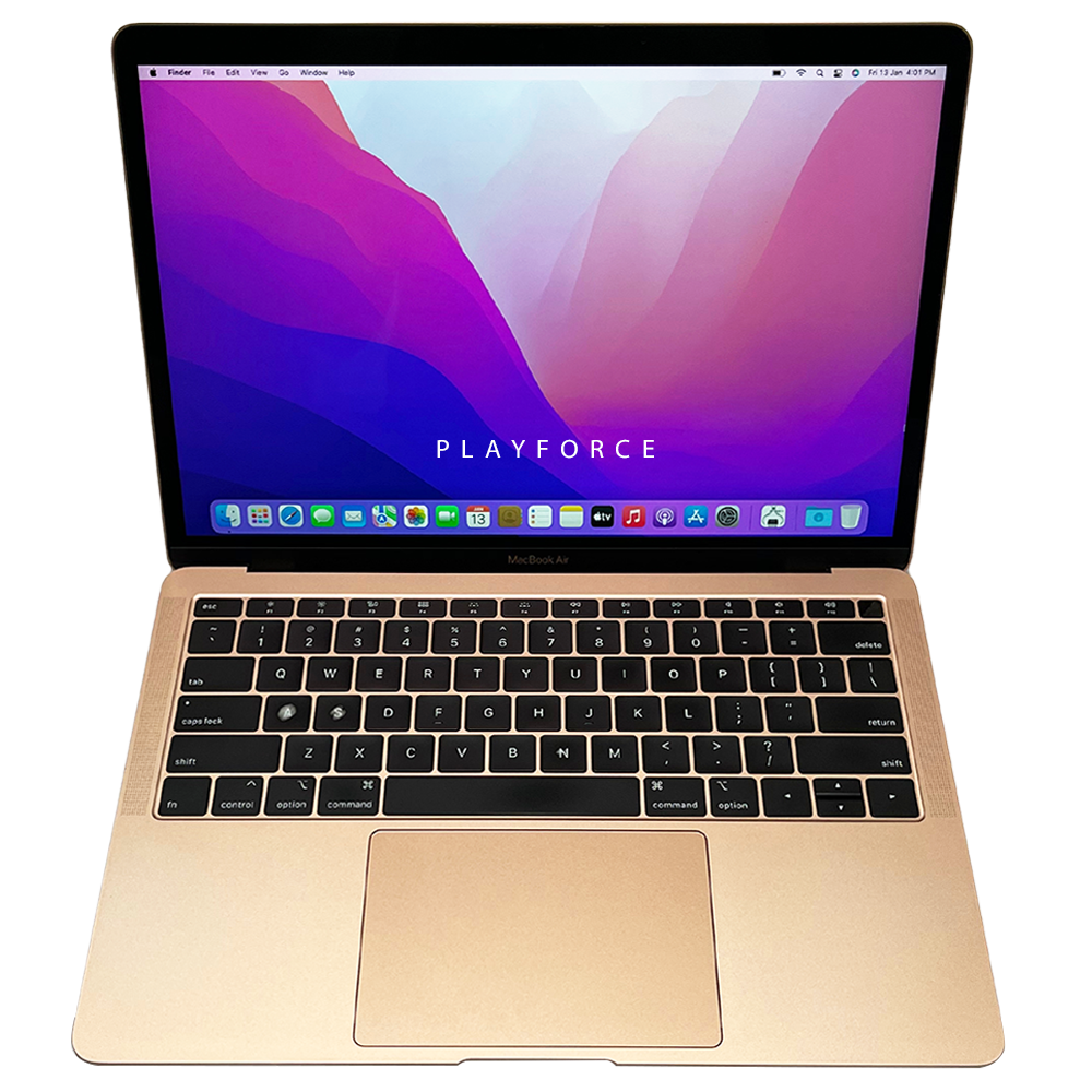 2018 MacBook Air 13-inch Laptop - Intel Core i5, 8GB RAM, 256GB SSD Storage, Gold (Renewed) - Perfect for Students, Professionals & Lightweight Travel Computing