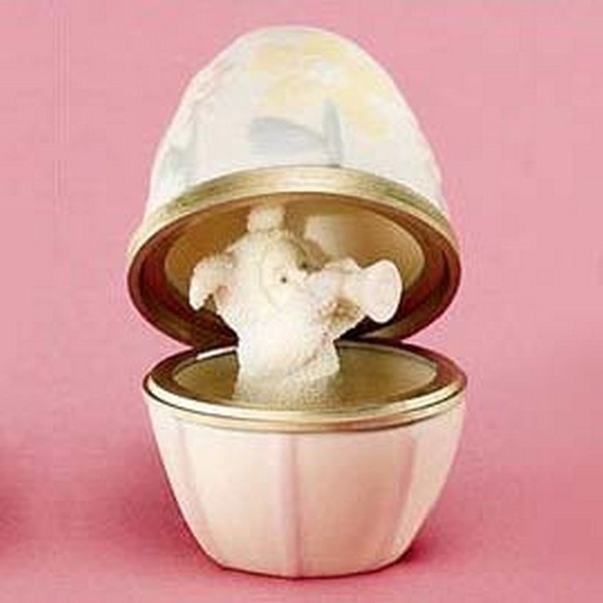 Department 56 Snowbunnies Alleluia Egg-Shaped Hinged Collectible Box 26313 - Easter Decor, Spring Home Decor, Gift for Collectors