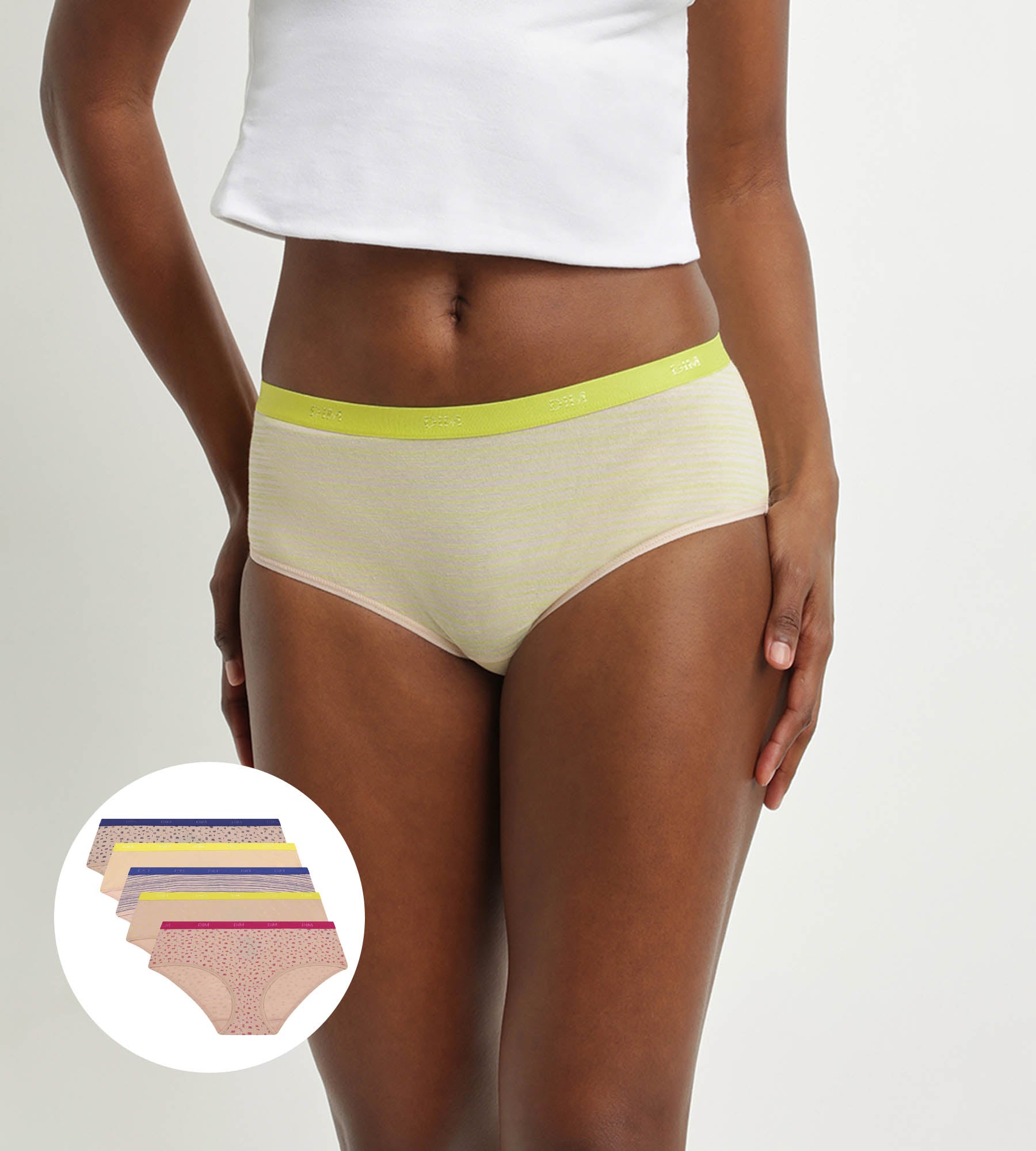 5 Pack Women's Cotton Stretch Underwear with Rose Print - Soft Breathable Panties for Everyday Comfort, Sleep & Lounge Wear