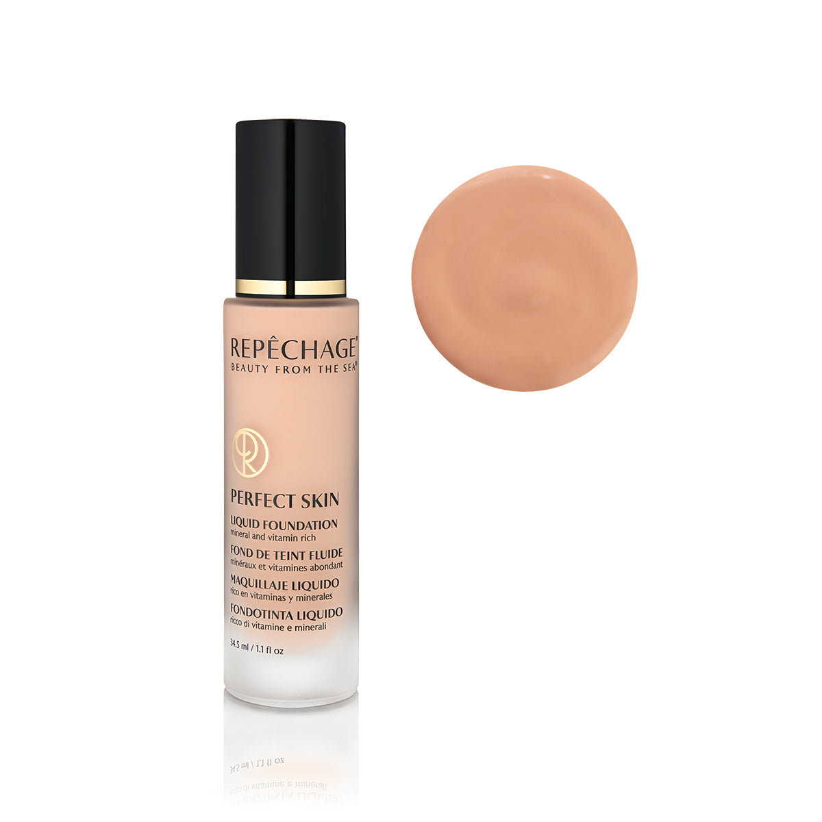 Perfect Skin Liquid Foundation - Cool Tone (PS3) | Flawless Matte Finish for Oily & Combination Skin | Ideal for Everyday Wear & Special Occasions