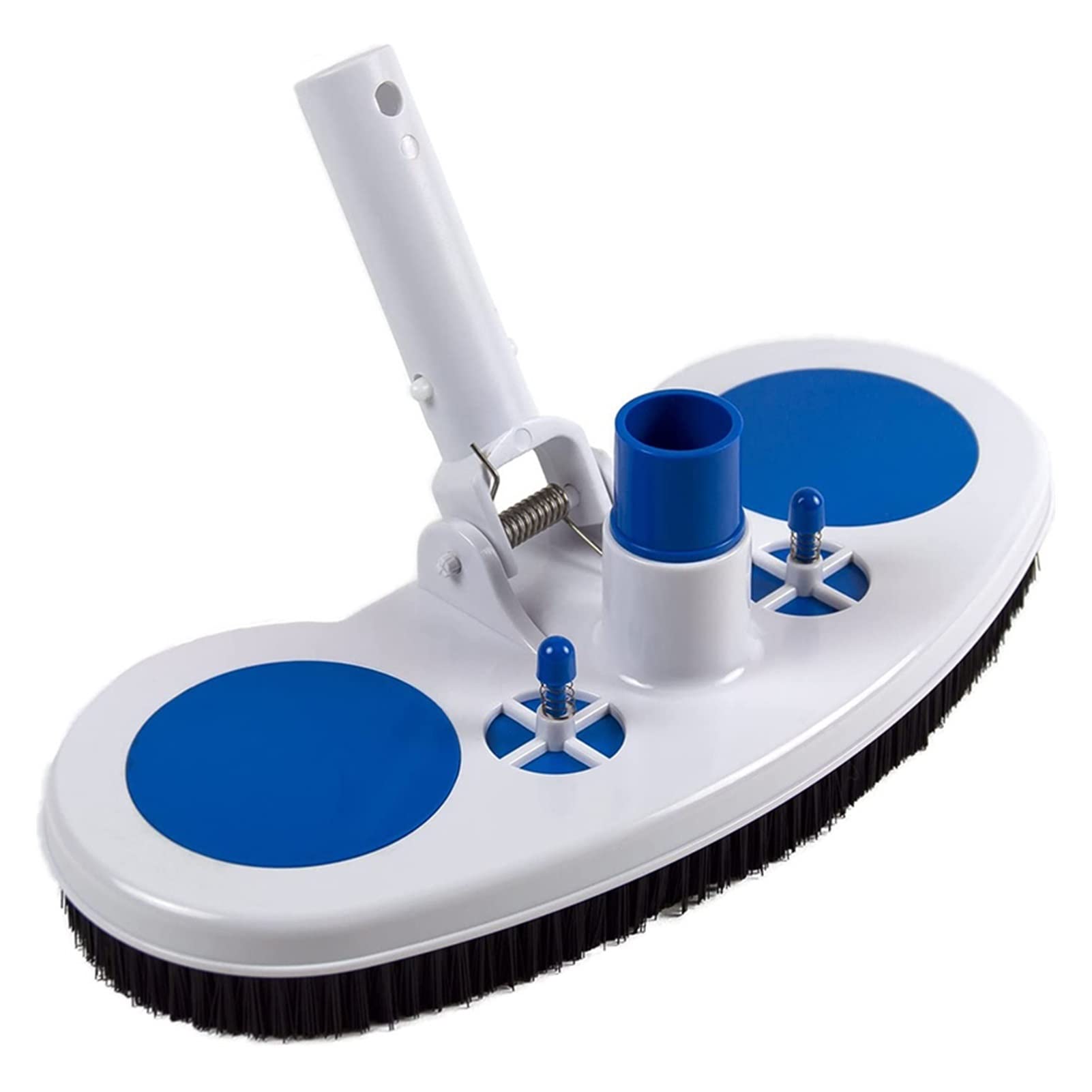 NHJYKJ Pool Vacuum Cleaner Brush - White Swimming Pool Cleaning Tool with Suction Head for Fountain & Pool Maintenance | Ideal for In-Ground & Above Ground Pools