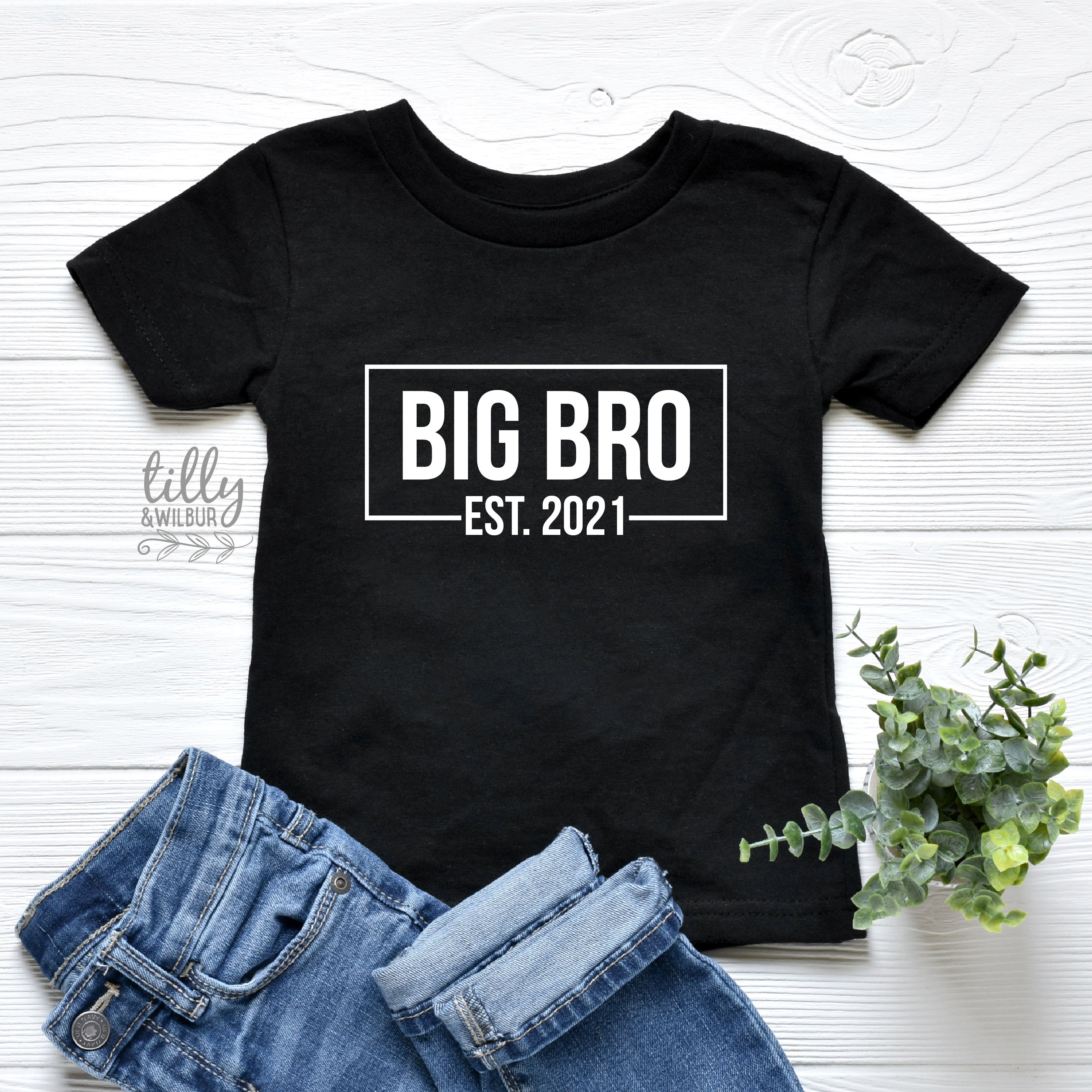 Big Brother T-Shirt for Boys - Funny Sibling Gift & Cool Graphic Tee - Perfect for Birthdays, Family Events & Matching Outfits