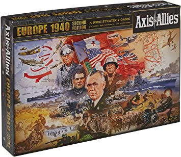 Axis and Allies Europe 1940 Board Game - WWII Strategy Game for Adults & Teens - Perfect for Game Nights, History Enthusiasts & Family Fun