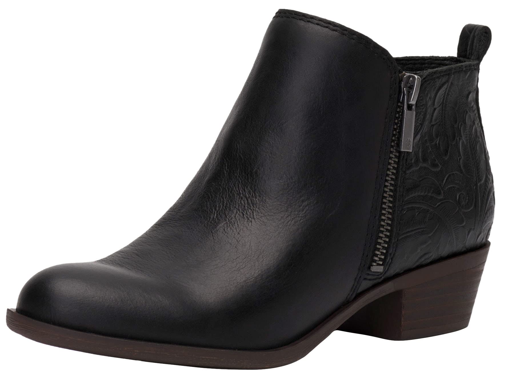 Lucky Brand Women's Basel Ankle Boots - Comfortable Leather Chelsea Booties for Casual & Work Wear | Perfect for Office, Travel & Everyday Outfits
