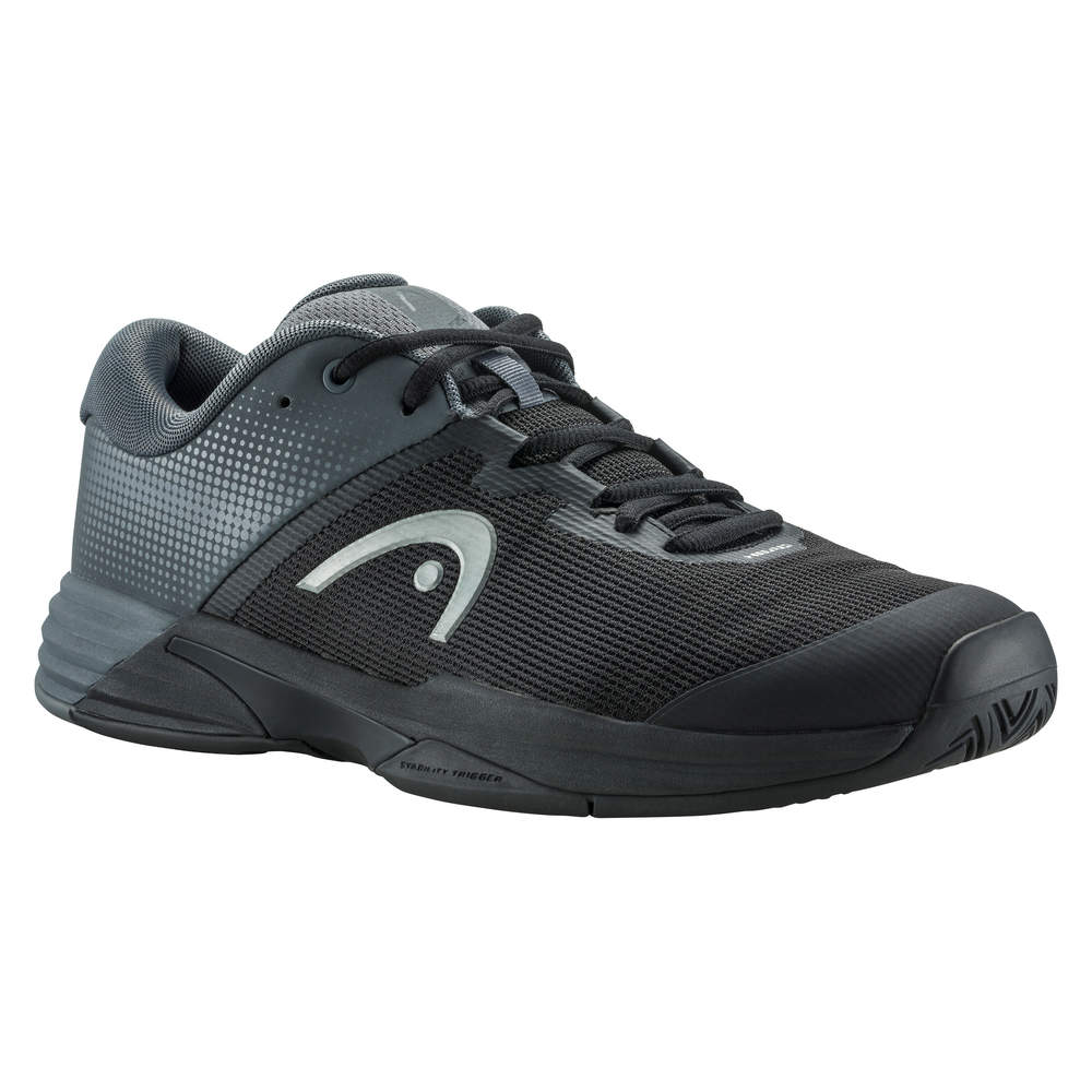 Head Revolt EVO 2.0 Men's Tennis Shoes - Black/Grey | Lightweight Performance Court Shoes for Competitive Play & Training
